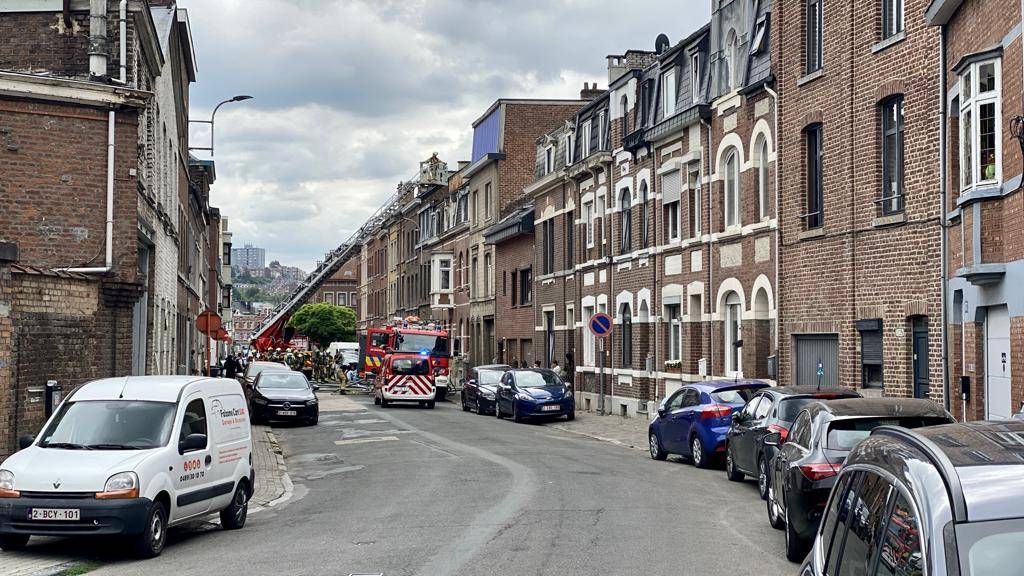 Verviers : la rue Marie-Henriette fermée à cause d'un incendie 