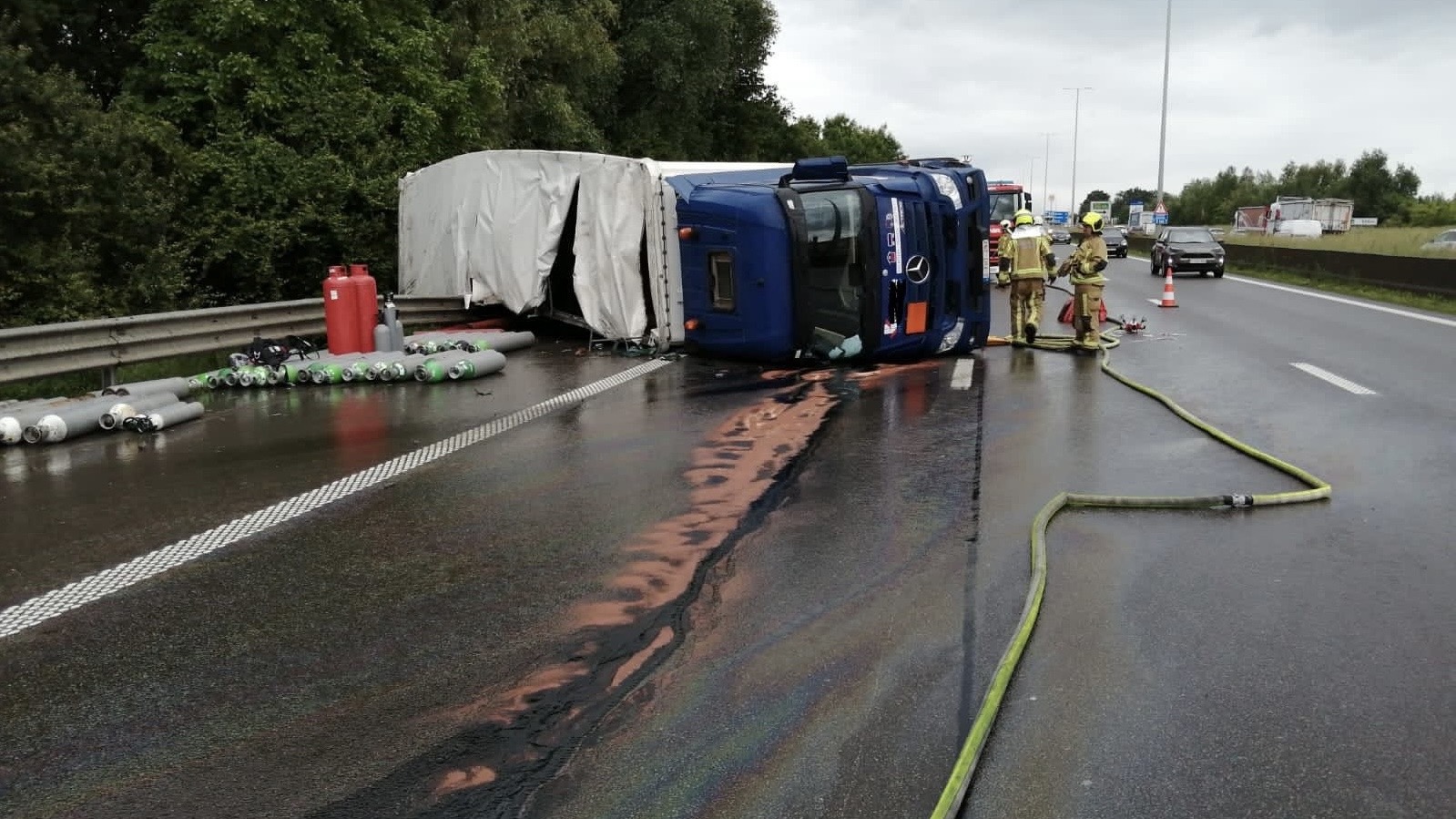 Accident sur la E42 à hauteur de Barchon : importants ralentissements vers Liège!