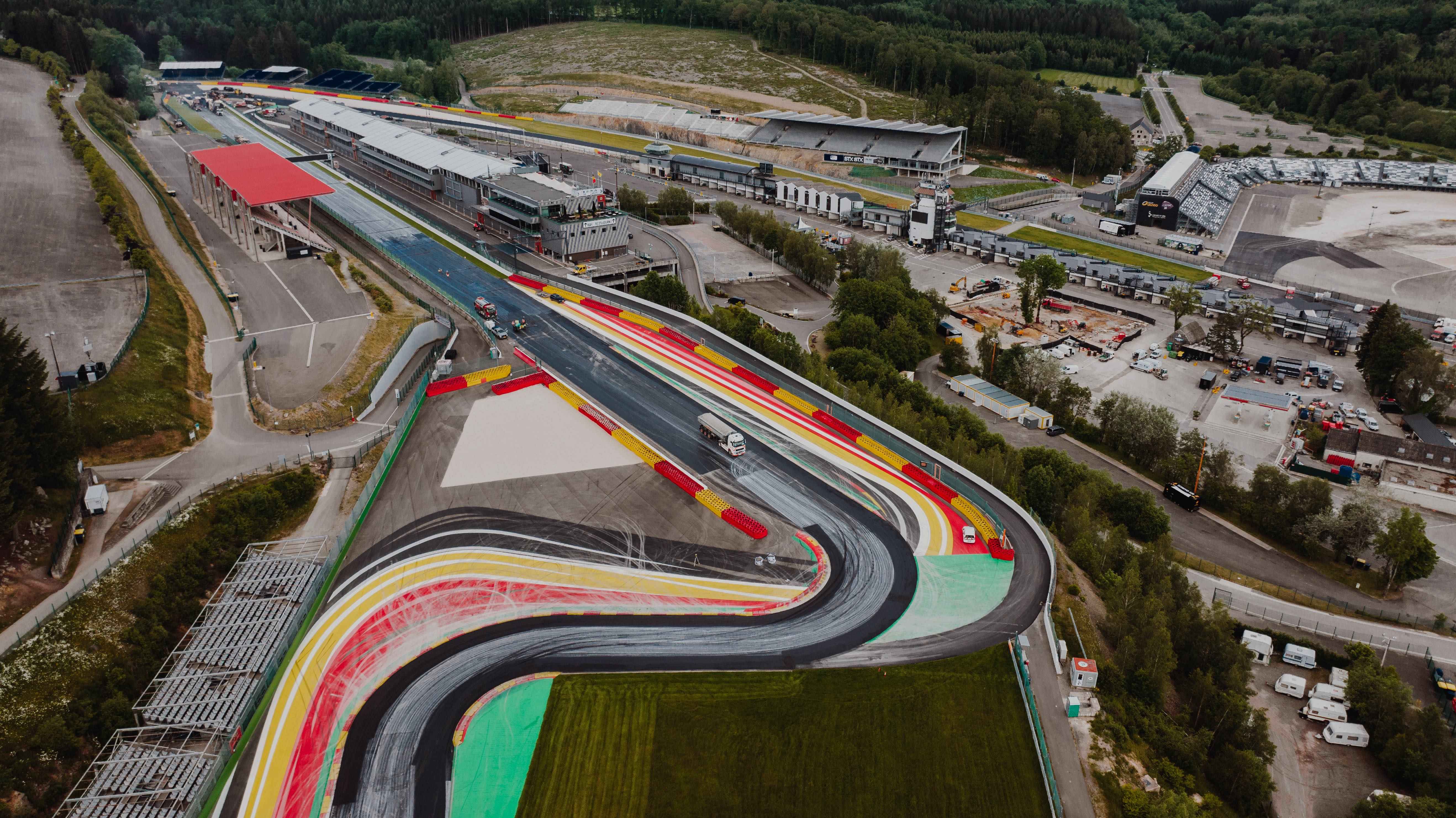 Un nouveau tarmac a été posé au circuit de Spa-Francorchamps