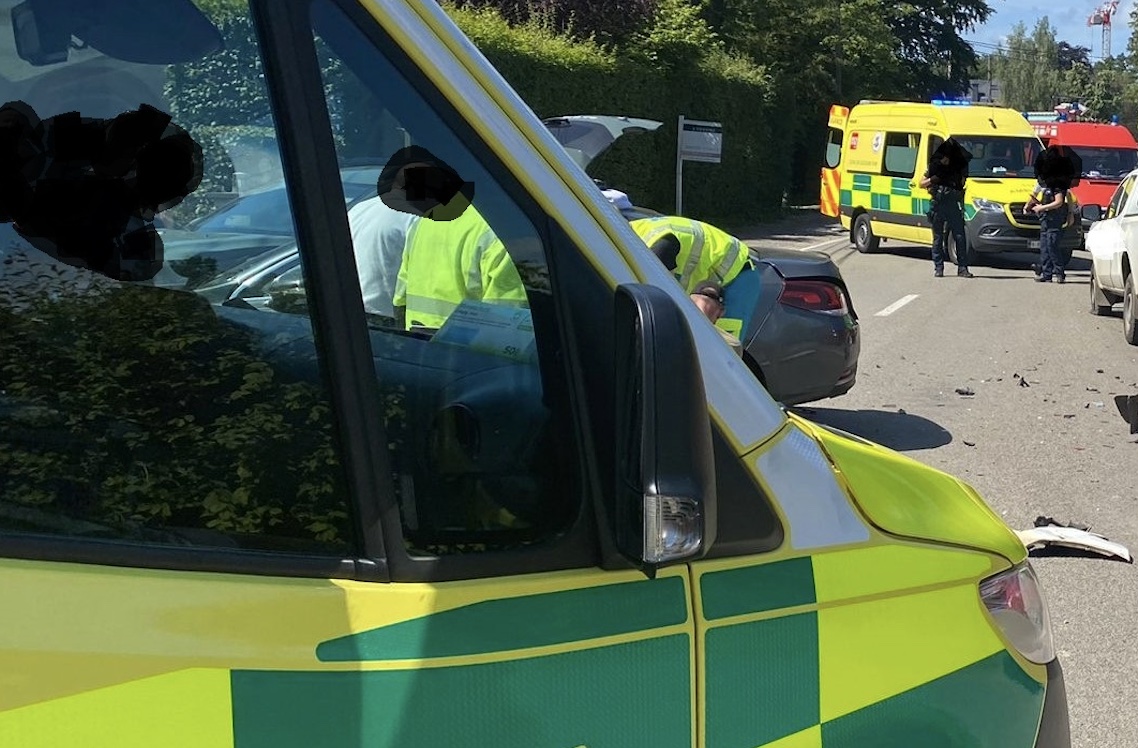 Jalhay: la route de Balmoral fermée suite à un accident frontal