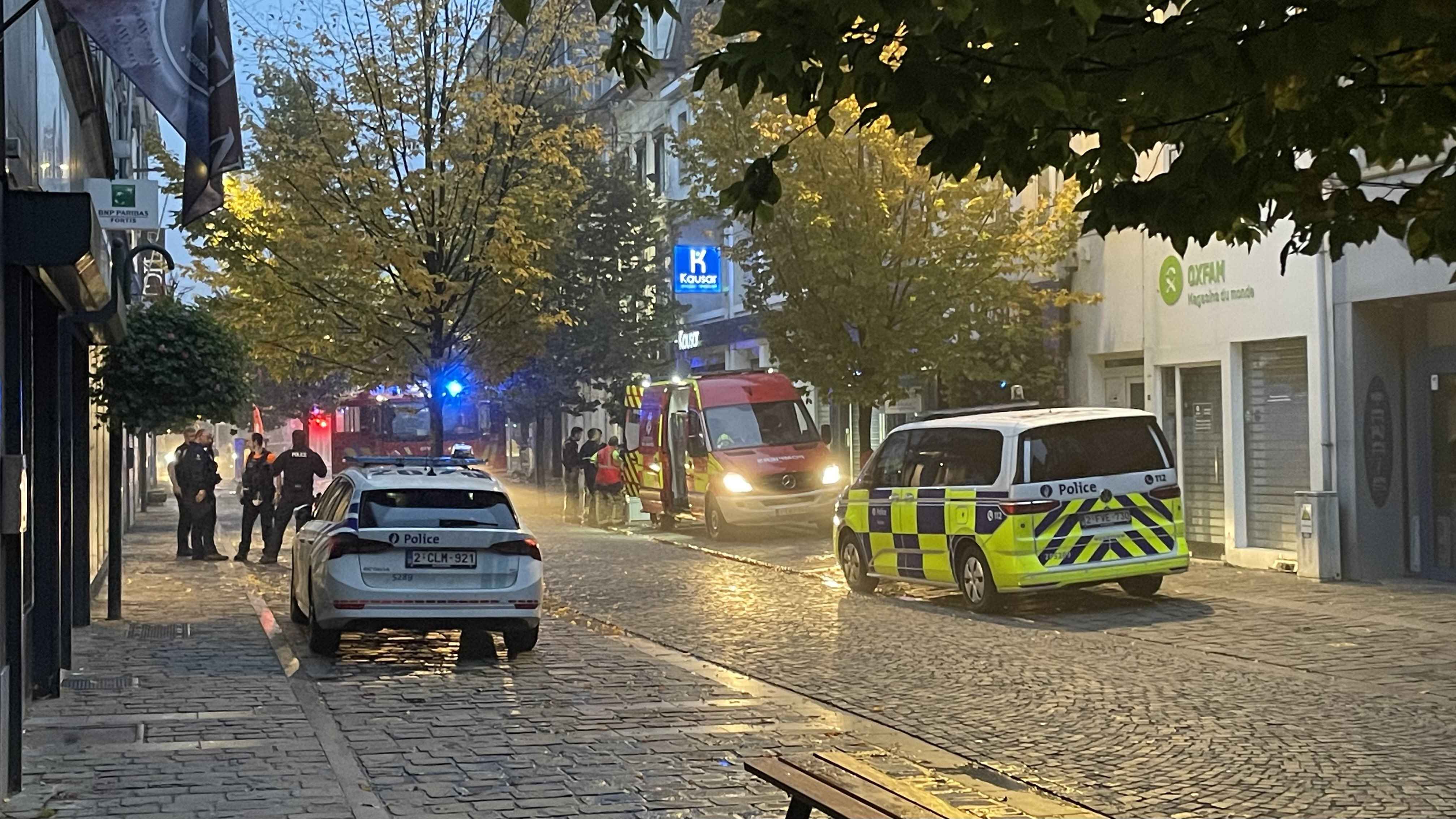 Incendie cette nuit dans un bâtiment de la rue de l'Harmonie à Verviers