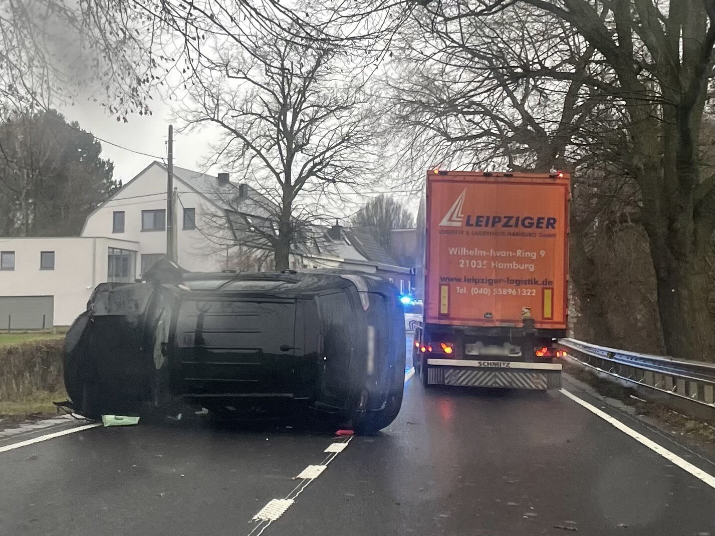 Accident avec désincarcération sur la route Charlemagne