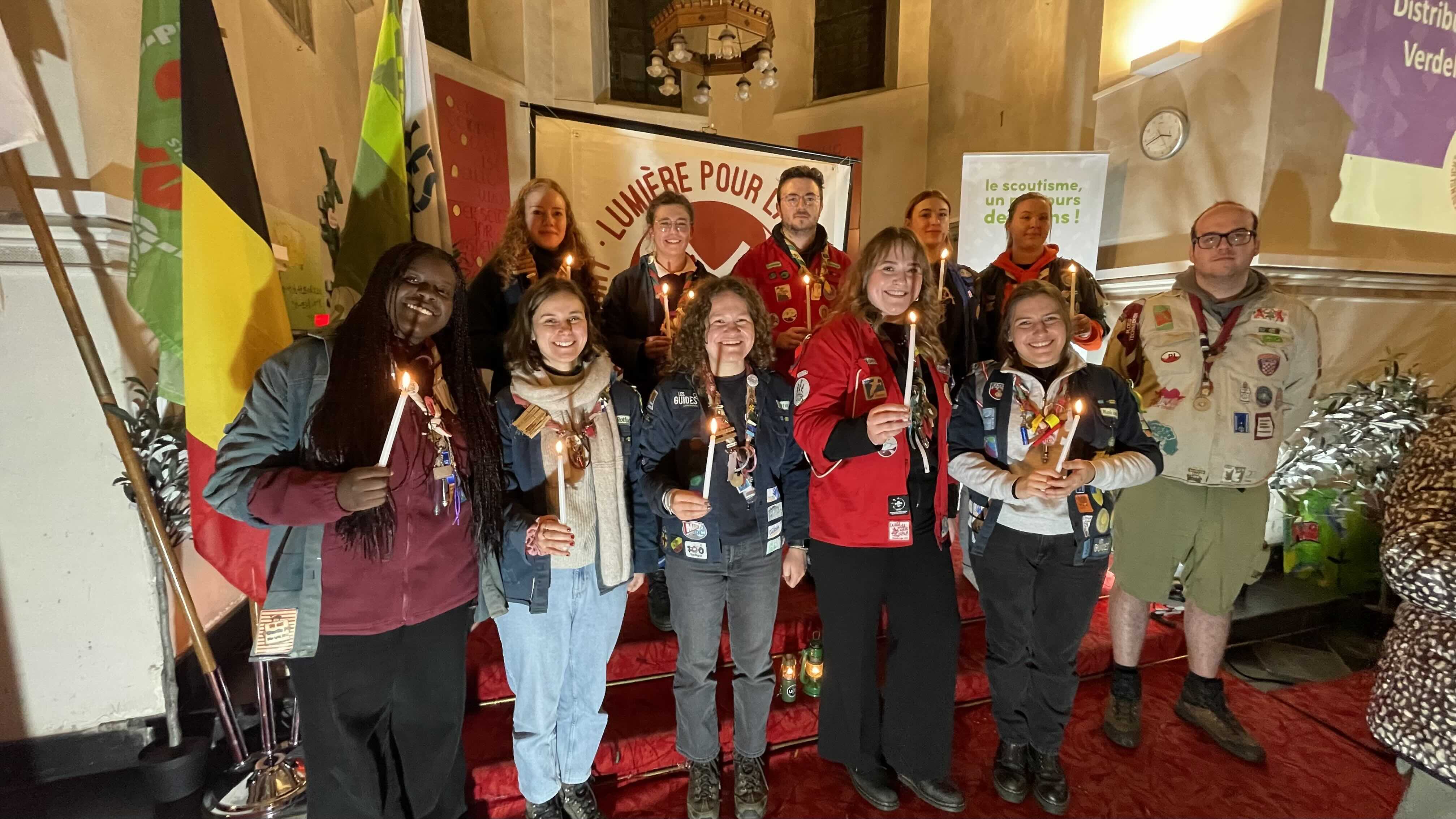 La Flamme de la Paix a entamé son tour de Belgique à Eupen