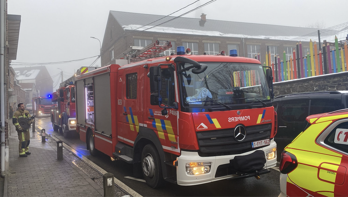 Un incendie s'est déclaré à l'Ecole libre d'Aubel