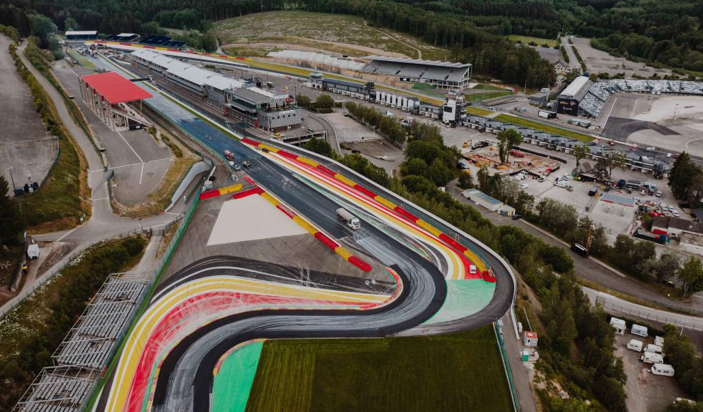 Un nouveau tarmac a été posé au circuit de Spa-Francorchamps