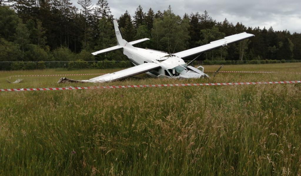Un avion de tourisme s’écrase à l’aérodrome de Spa-La Sauvenière (photos)