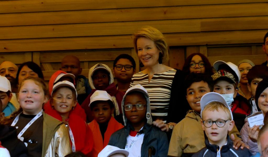 Malmedy: la Reine Mathilde en soutien des enfants atteints d'un cancer au Camp Tournesol