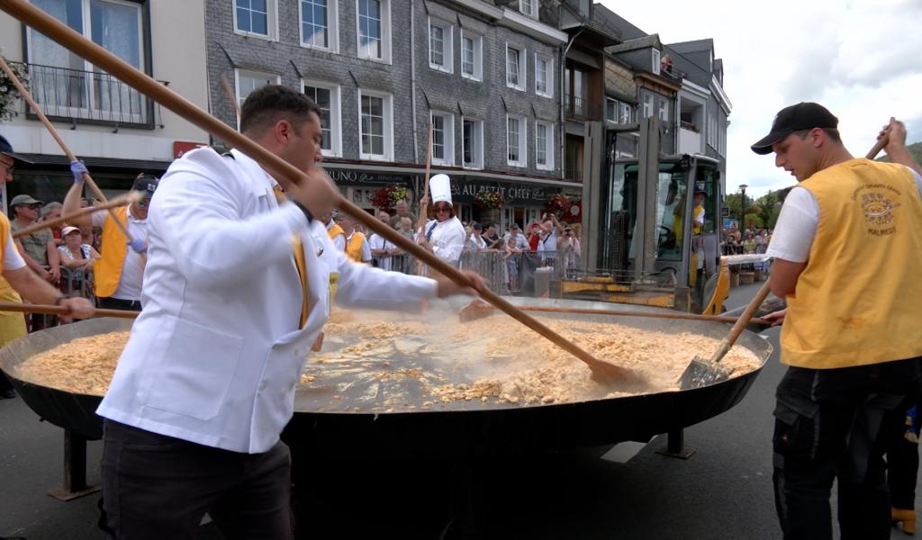 Malmedy : l'omelette géante fait toujours autant d'heureux