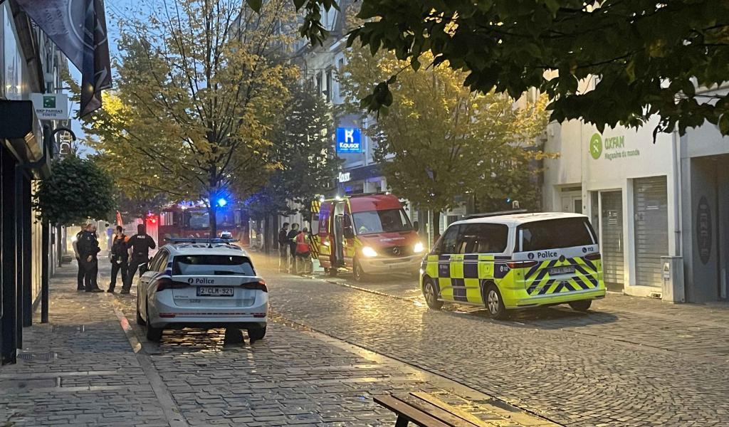 Incendie cette nuit dans un bâtiment de la rue de l'Harmonie à Verviers