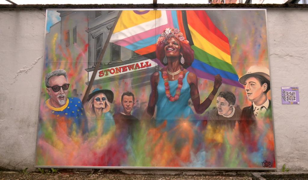 Verviers : une fresque dévoilée pour visibiliser la communauté LGBTQIA+