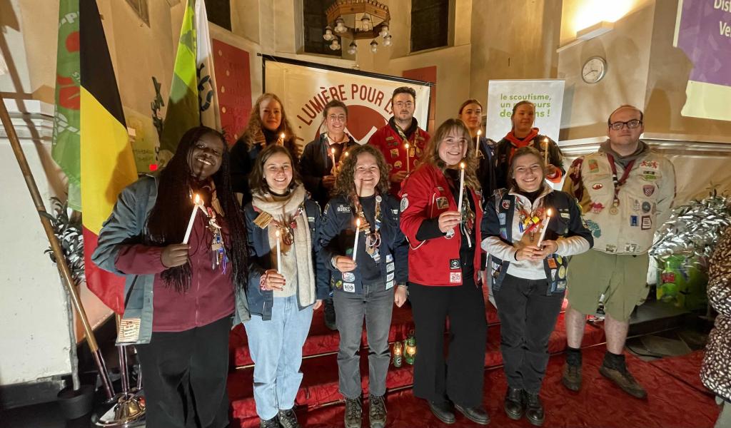 La Flamme de la Paix a entamé son tour de Belgique à Eupen