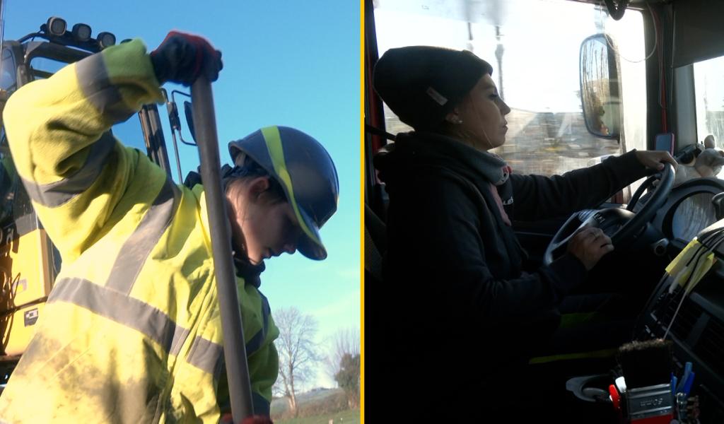 Construction: Célia et Alisson, deux femmes motivées