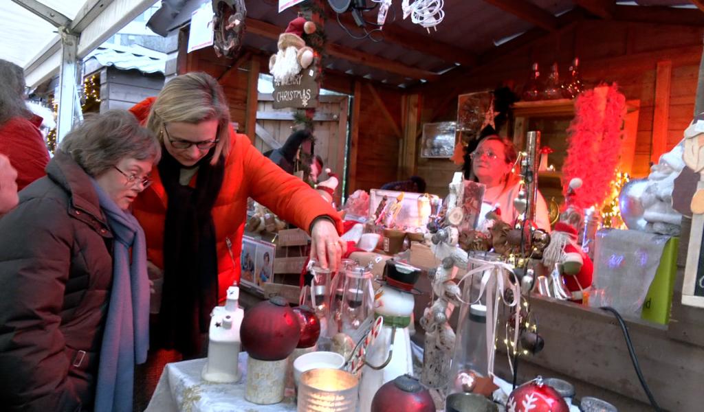 Malmedy: l'esprit de Noël a plané sur le marché inclusif de La Croisée