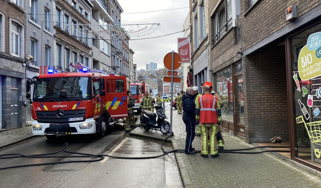 Incendie rue de Heusy à Verviers : 16 appartements évacués !