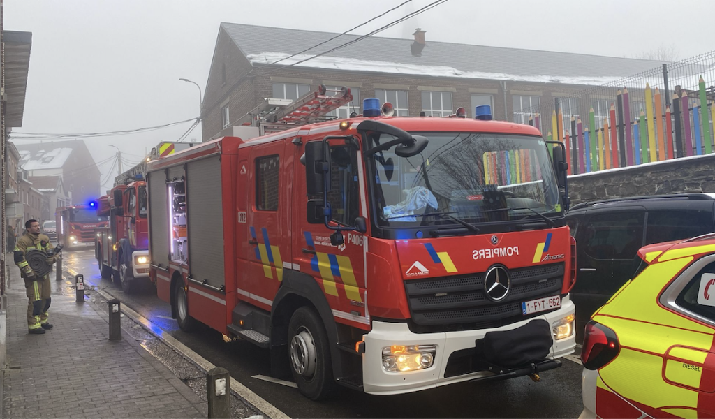 Un incendie s'est déclaré à l'Ecole libre d'Aubel