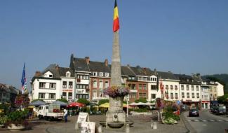 L'obélisque sur la Place Albert Ier à Malmedy