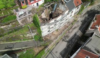 Une maison menace de s’effondrer à Ensival : un périmètre de sécurité a été mis en place