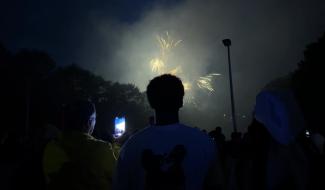 Un feu d'artifice a illuminé le ciel de Verviers pour la fête nationale !