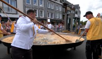 Malmedy : l'omelette géante fait toujours autant d'heureux