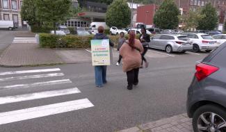 Action de sensibilisation à l'illettrisme à Dison et Verviers