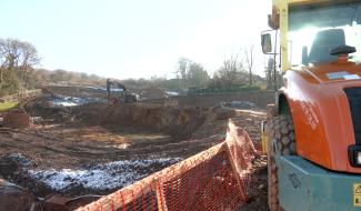 Le chantier de la caserne de Verviers avance à grands pas!