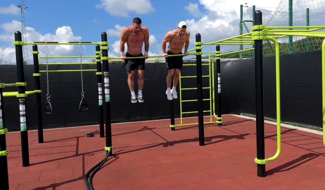 Malmedy: un nouvel espace de Street Workout, pour garder la forme