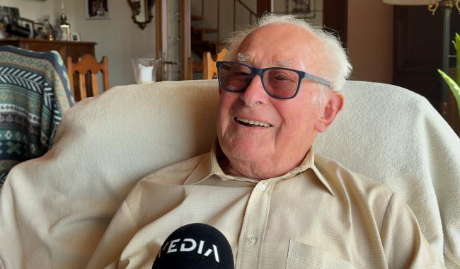 Stavelot: Emile Crasson, 98 ans, résistant, confie ses souvenirs de la Libération