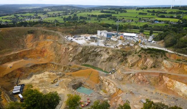 Waimes: visite de la carrière Trageco