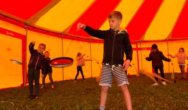 Stavelot: des élèves à l'école... du cirque!