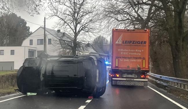 Accident avec désincarcération sur la route Charlemagne