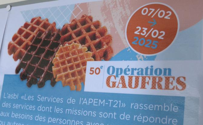 L'opération gaufres fête son 50ème anniversaire !